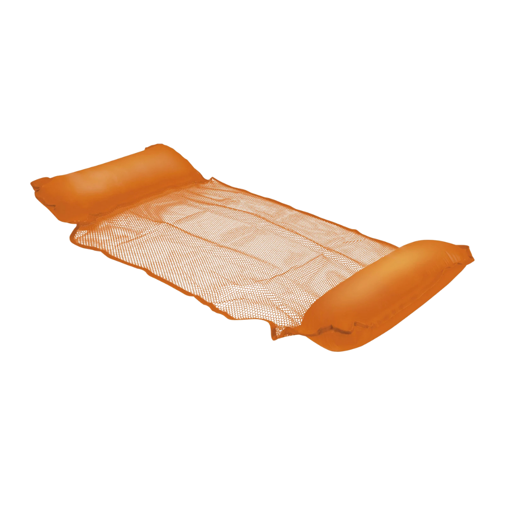 Materassino Amaca Galleggiante Gonfiabile XL – 138x132 cm – Rete in Poliestere – 4 Colori