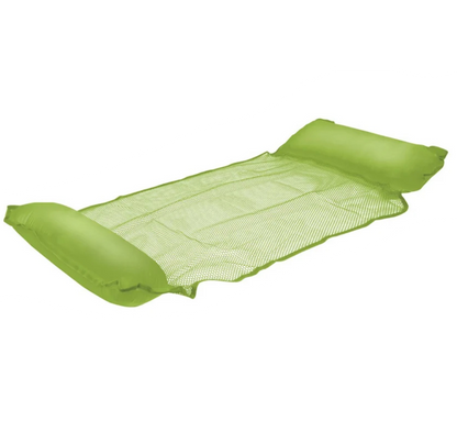 Materassino Amaca Galleggiante Gonfiabile XL – 138x132 cm – Rete in Poliestere – 4 Colori