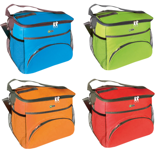 Borsa Termica Isotermica 16L con Tracolla – Borsa Frigo per Mare, Picnic e Pranzo – 4 Colori Assortiti
