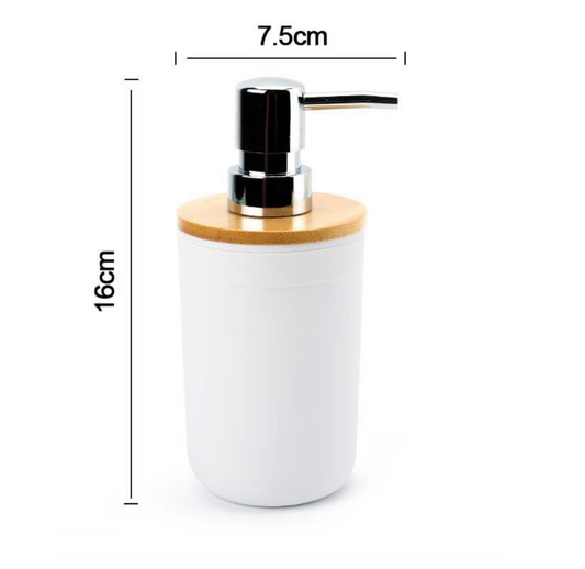 Dispenser Sapone Bianco Opaco 7.5x16cm
