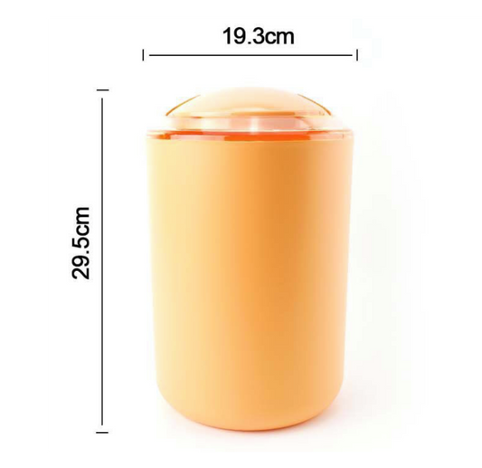 Pattumiera Bagno Giallo Pastello – 19,3×29,5 cm