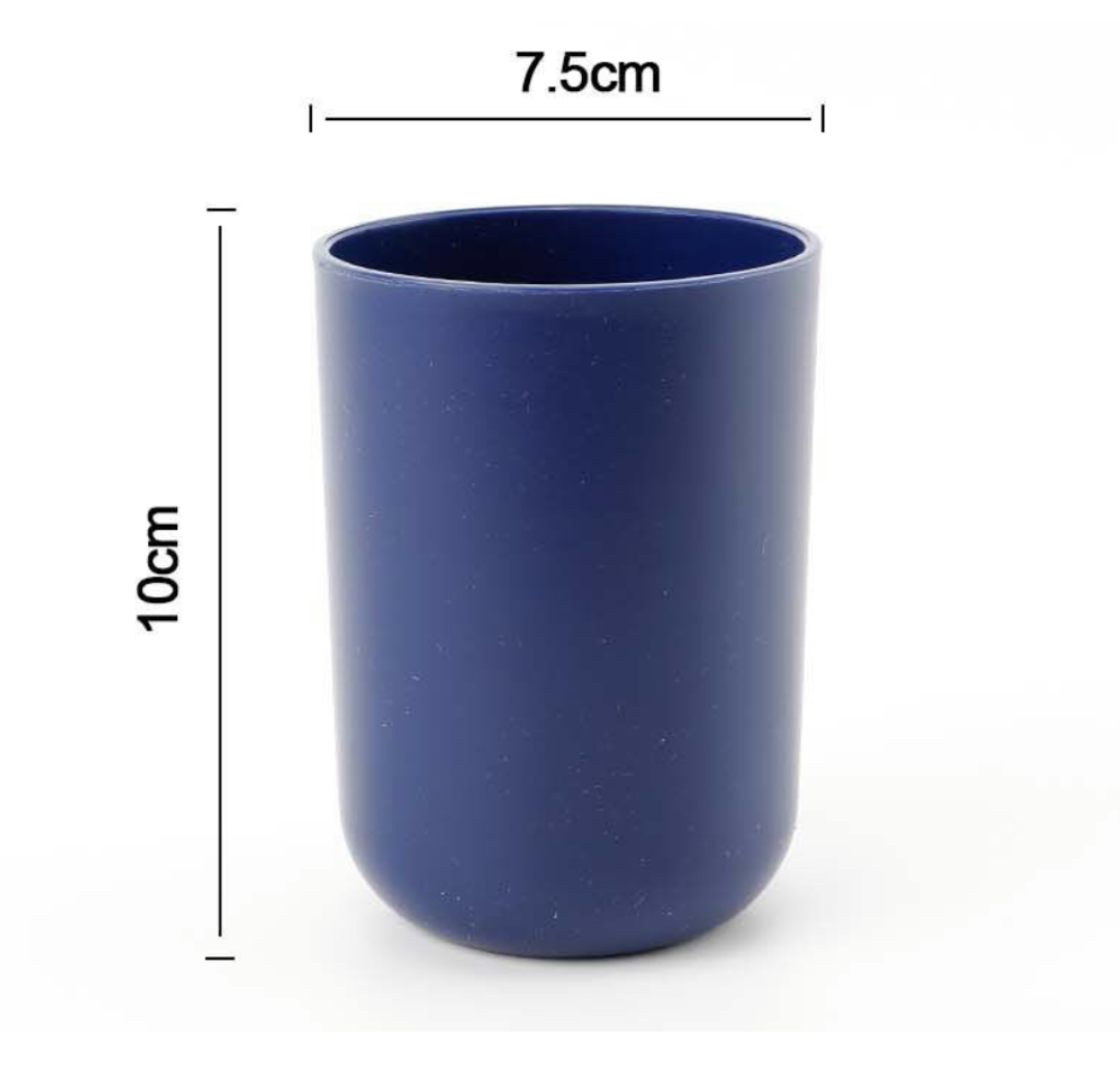 Bicchiere porta spazzolini bagno – Colore Blu