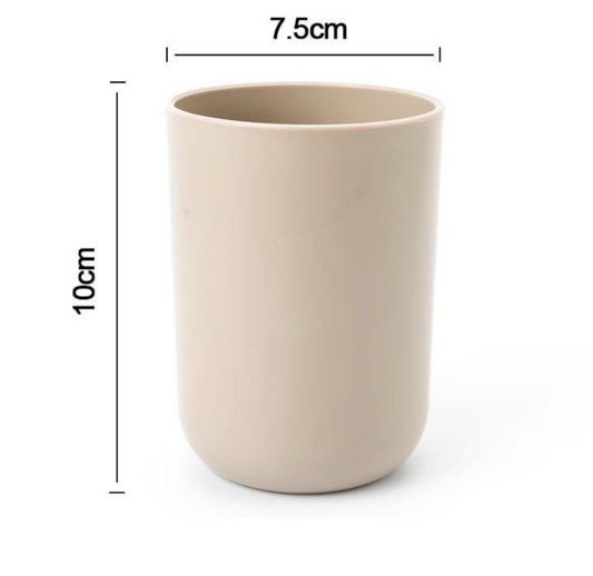 Bicchiere porta spazzolini bagno – Colore Beige