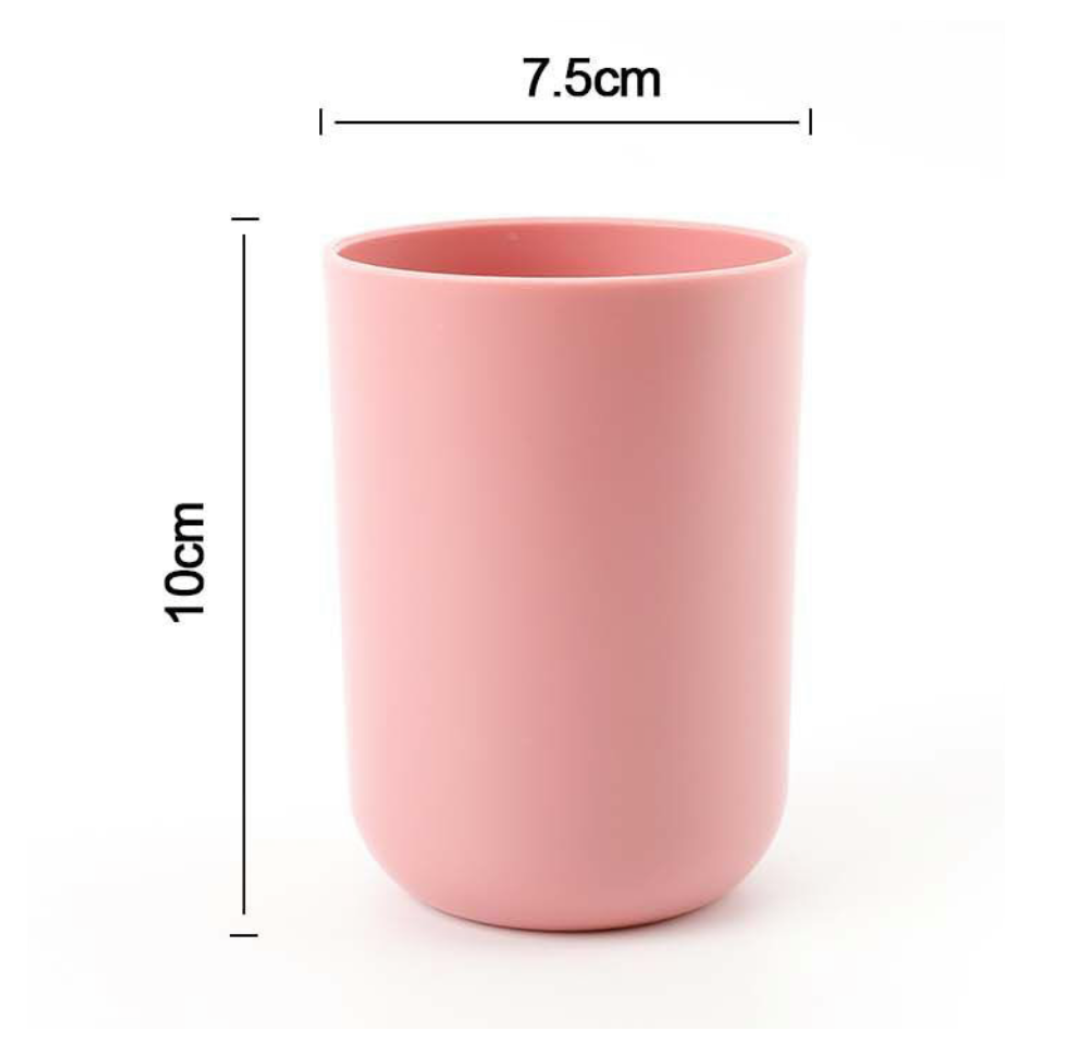 Bicchiere porta spazzolini bagno – Colore Rosa