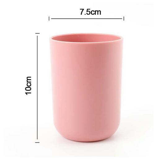 Bicchiere porta spazzolini bagno – Colore Rosa