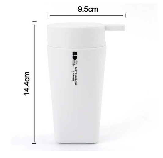 Dispenser sapone liquido da bagno – Colore Bianco