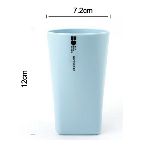 Bicchiere Porta Spazzolini in Colore Azzurro - Design Moderno e Funzionale