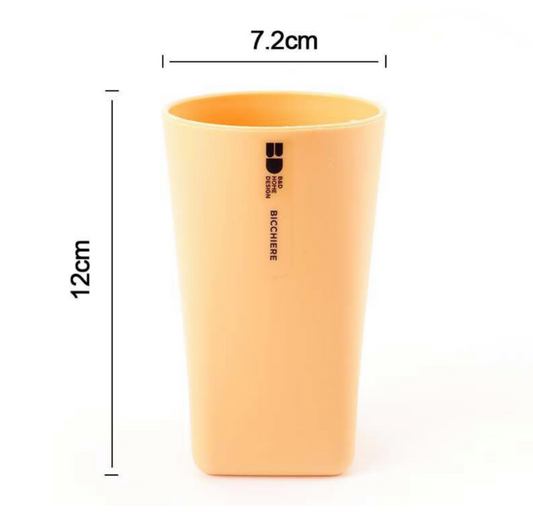 Bicchiere Porta Spazzolini in Colore Giallo - Design Moderno e Funzionale