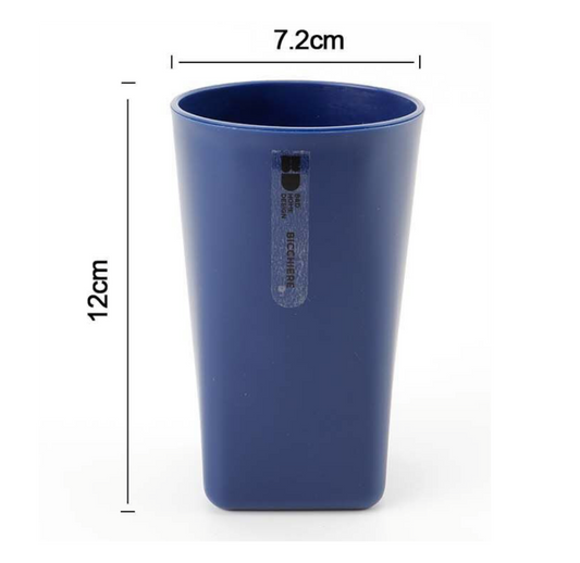 Bicchiere Porta Spazzolini in Colore Blu - Design Moderno e Funzionale