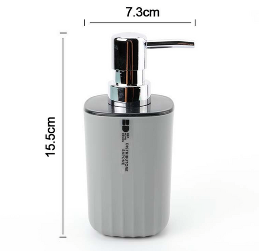 Dispenser di Sapone 7.3×15.5 cm - Grigio Perla