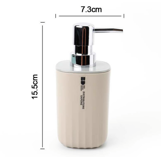 Dispenser di Sapone 7.3×15.5 cm - Beige Sabbia
