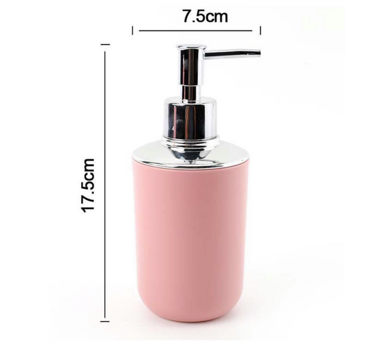 Dispenser Sapone Rosa Cipria – 17,5×7,5 cm
