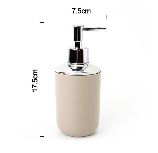 Dispenser Sapone Beige Sabbia – 17,5×7,5 cm