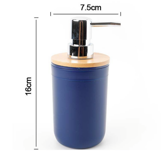 Dispenser Sapone Blu Navy 7.5x16cm