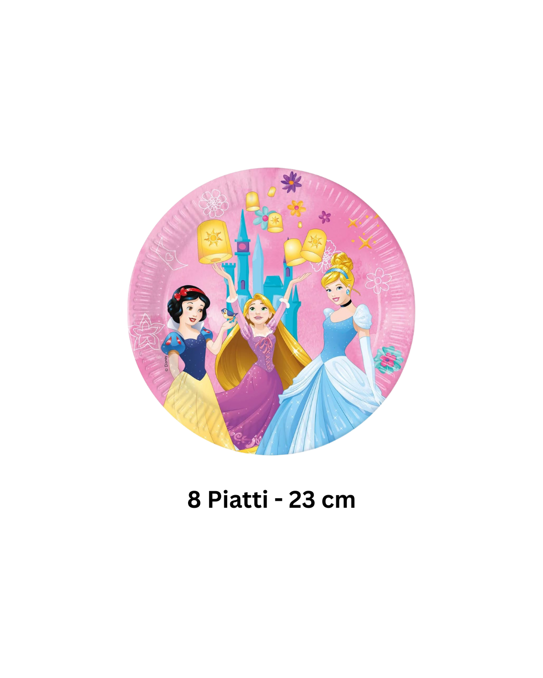 Set Festa Principesse Disney – Piatti, Bicchieri e Tovaglioli