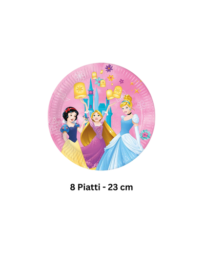 Set Festa Principesse Disney – Piatti, Bicchieri e Tovaglioli