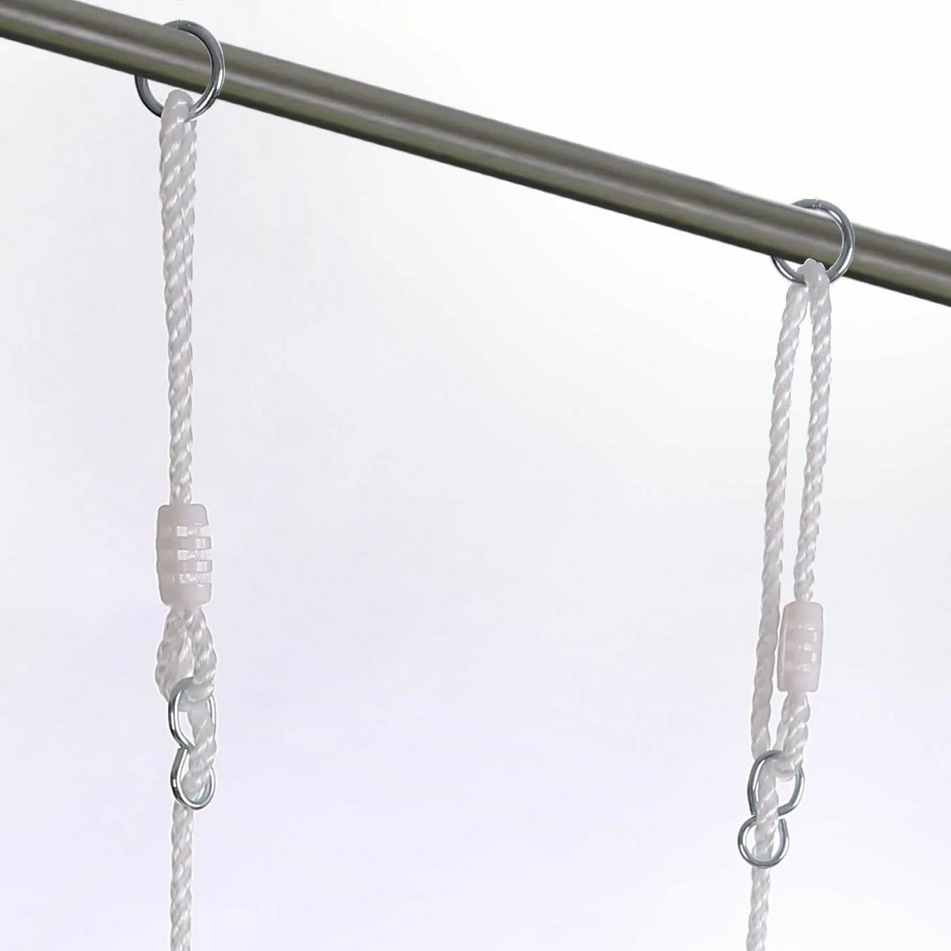 Altalena per Bambini in Plastica con Corde di Sicurezza – Regolabile fino a 180cm – 3 Colori