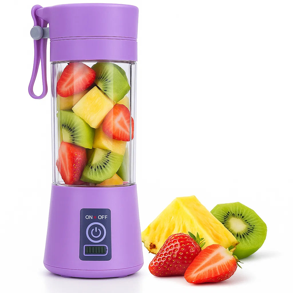 Frullatore Portatile USB 380ml 4 Lame – Mini Blender Personale per Frullati e Succhi | 4 Varianti Colore