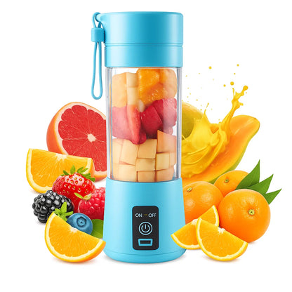 Frullatore Portatile USB 380ml 4 Lame – Mini Blender Personale per Frullati e Succhi | 4 Varianti Colore