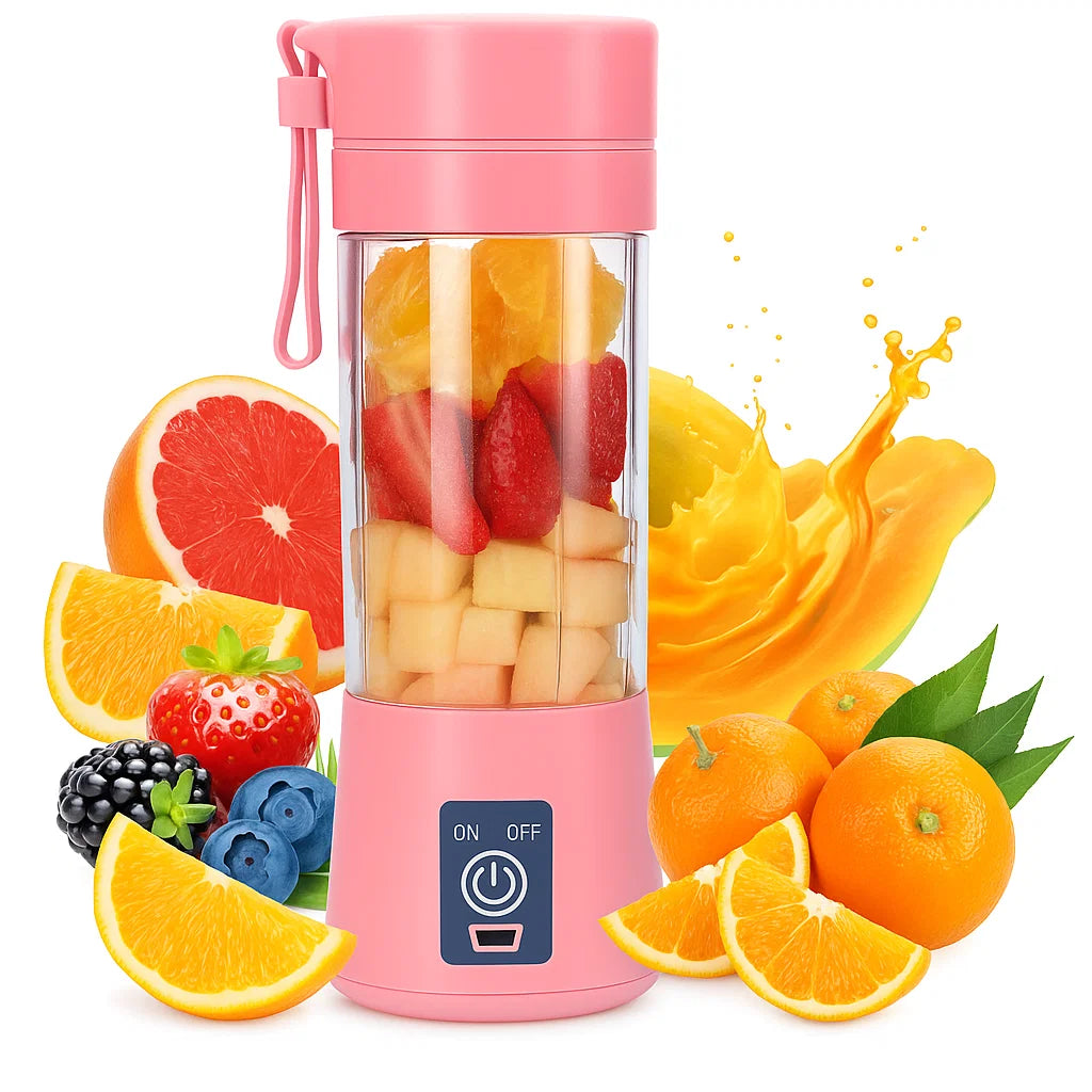 Frullatore Portatile USB 380ml 4 Lame – Mini Blender Personale per Frullati e Succhi | 4 Varianti Colore