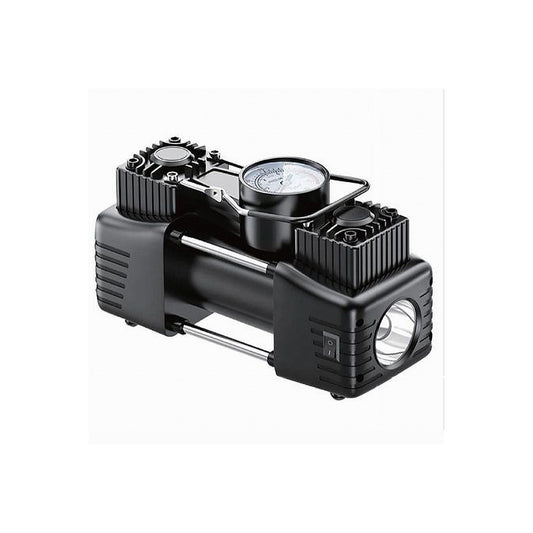 Compressore d’Aria Portatile 12V 150 PSI con Manometro – Gonfiatore Auto Potente