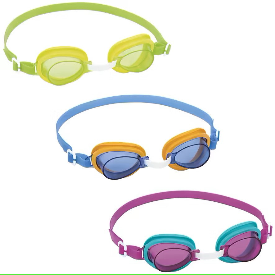 Occhialini Nuoto Bambini 3–6 Anni High Style – Protezione UV, 3 Colori