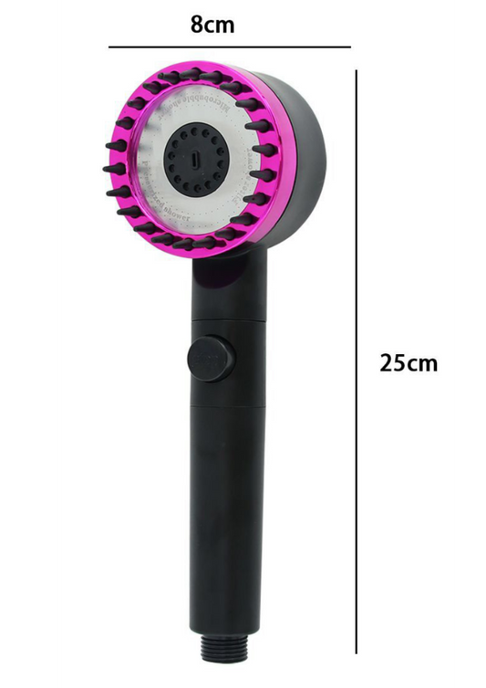 Doccetta Nera con Bordo Fucsia 25x8 cm – Look Creativo e Stop Button