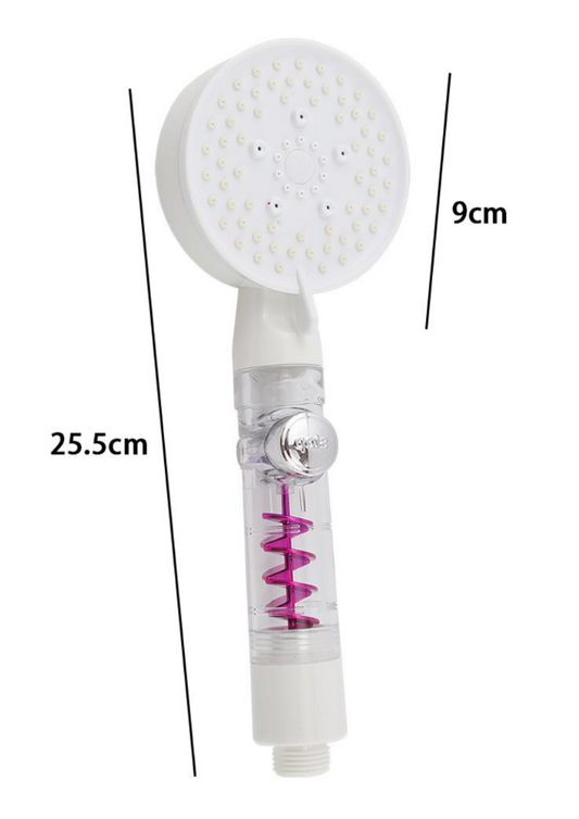 Doccetta Bianca Filtrante 25,5x9 cm – Con Filtro e Design Trasparente