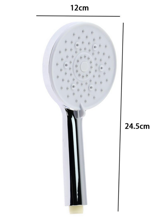 Doccetta Bianca Cromata 24,5x12 cm – Ampio Diametro e Look Classico