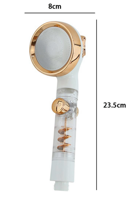 Doccetta Bianca con Dettagli Oro 23,5x8 cm – Eleganza e Acqua Pura