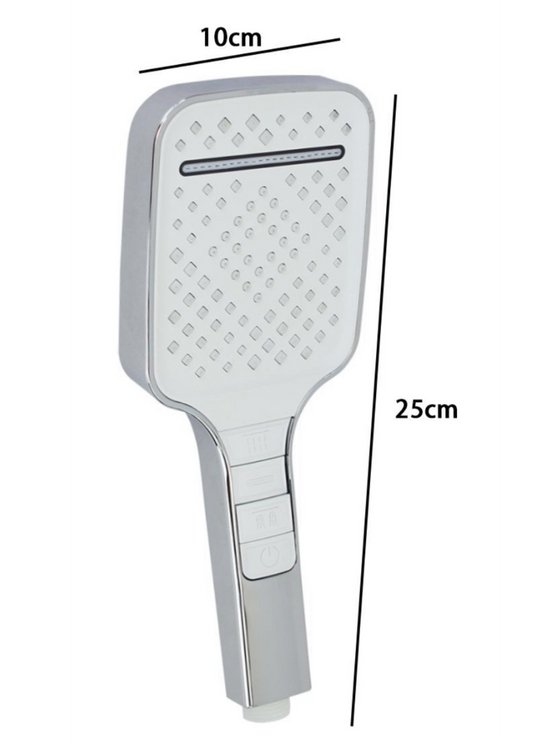 Doccetta Quadra Cromata Multifunzione 25x10 cm – Eleganza e Tecnologia