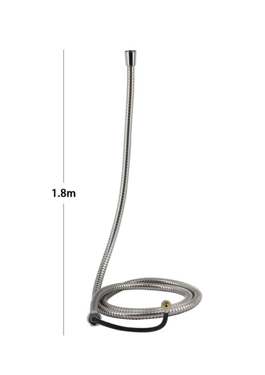 Flessibile Doccia Acciaio con Sicurezza Antiscoppio 1.8m