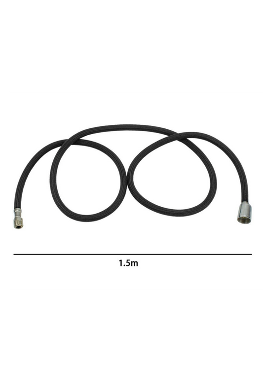 Flessibile Doccia Rinforzato Nero 1.5m