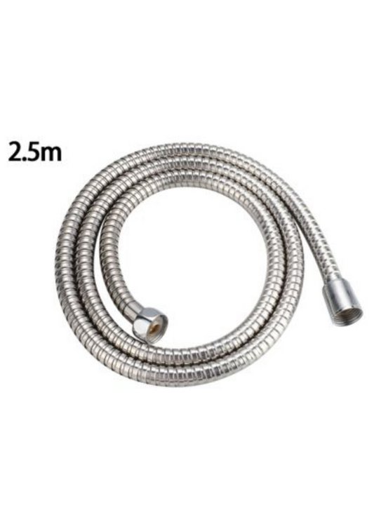 Tubo Doccia Rinforzato 2.5m in Acciaio