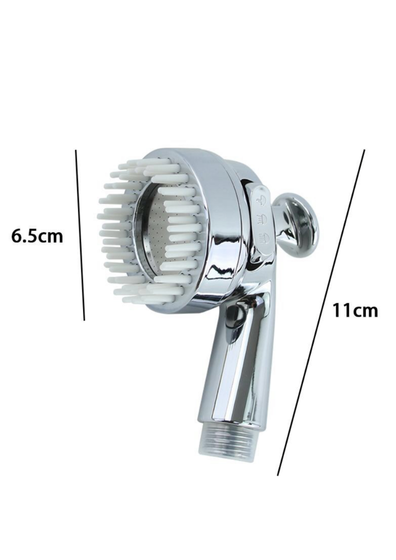 Soffione Massaggiante per Capelli con Setole - 11cm