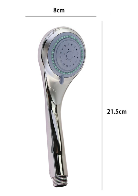 Soffione Multigetto Verde in ABS - 21.5cm