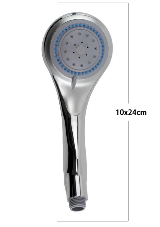 Doccetta Cromata con Ugelli Blu Multifunzione - 24cm