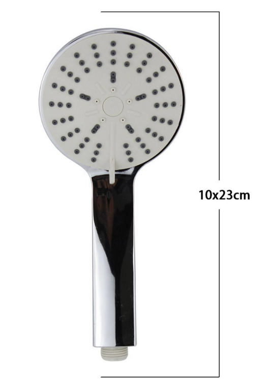 Soffione con Piastra Bianca Ultra Getto - 23cm