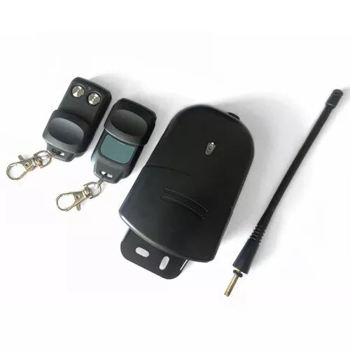 Kit Automazione Cancelli con Telecomandi – 433 MHz Universale per Cancelli Scorrevoli e Basculanti