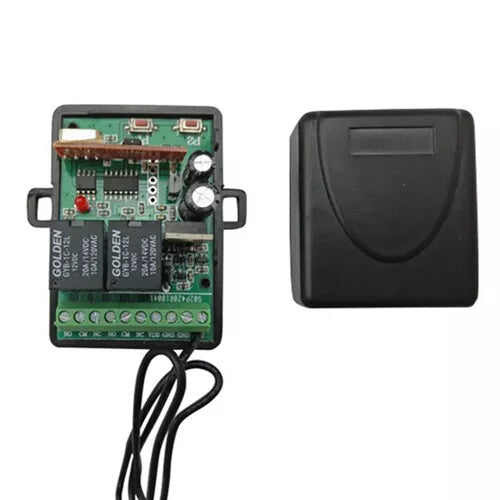 Kit Automazione Cancelli con Ricevitore a Morsettiera – 433 MHz con 2 Telecomandi Universali