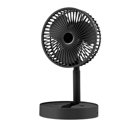 Ventilatore Pieghevole da Tavolo 6 Pollici – Mini USB Desktop Fan Silenzioso e Ricaricabile con 3 Velocità